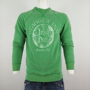 🔴Original Hybrid men's green graphic sweater